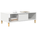 vidaXL Couchtisch Weiß 102 x 55 x 35 cm Holzwerkstoff