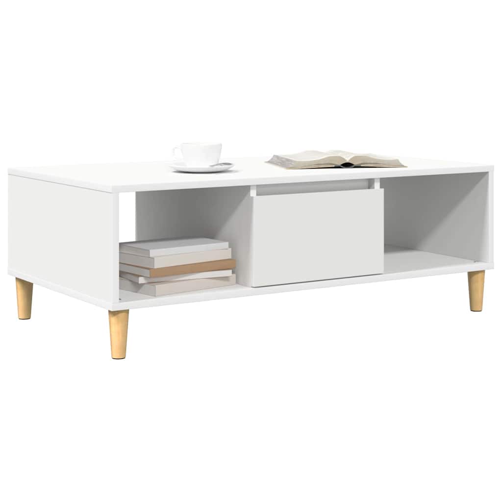 vidaXL Couchtisch Weiß 102 x 55 x 35 cm Holzwerkstoff