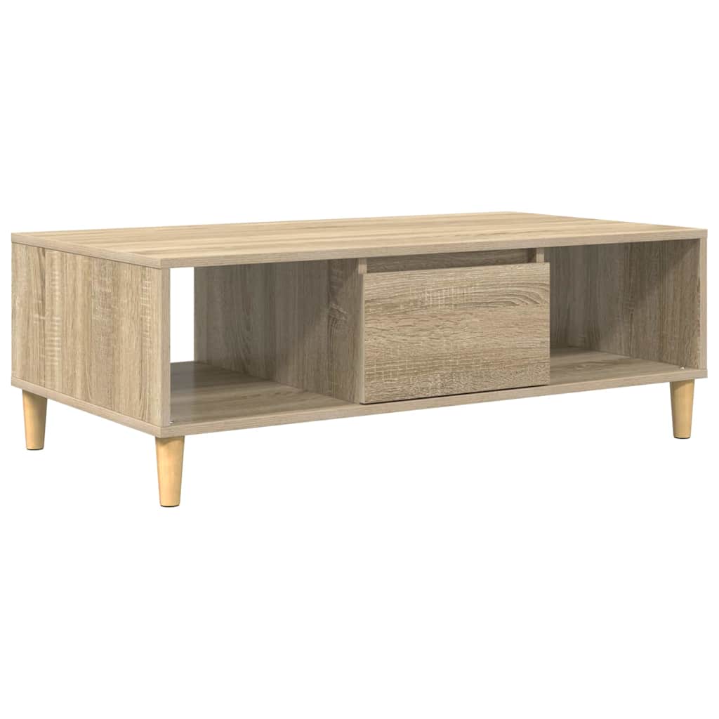 vidaXL Couchtisch Sonoma-Eiche 102 x 55 x 35 cm Holzwerkstoff