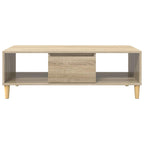 vidaXL Couchtisch Sonoma-Eiche 102 x 55 x 35 cm Holzwerkstoff