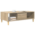 vidaXL Couchtisch Sonoma-Eiche 102 x 55 x 35 cm Holzwerkstoff