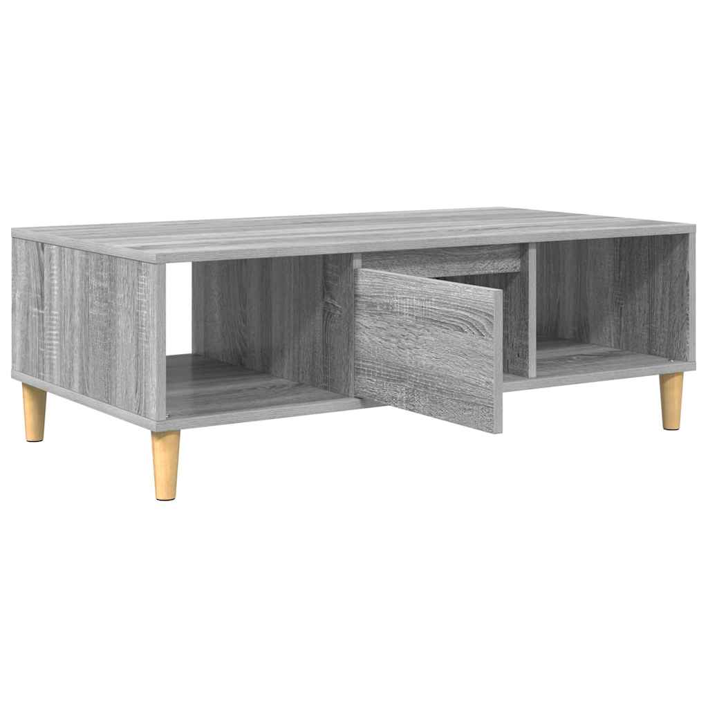 vidaXL Couchtisch Graues Sonoma 102 x 55 x 35 cm Holzwerkstoff