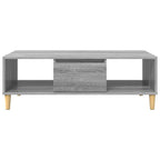 vidaXL Couchtisch Graues Sonoma 102 x 55 x 35 cm Holzwerkstoff