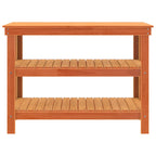 vidaXL Werkbank Wachsbraun 110,5 x 50 x 80 cm Massivholz Kiefer