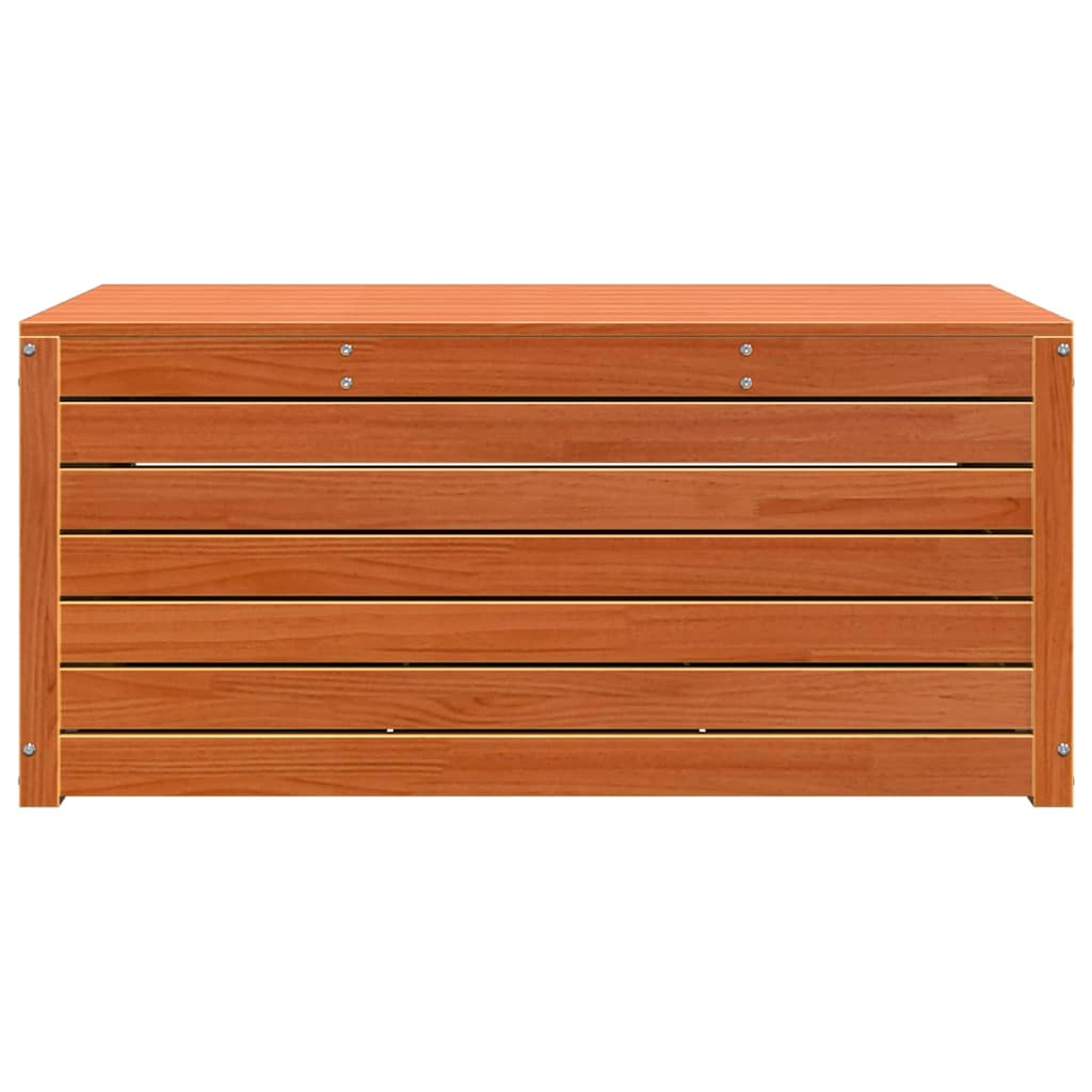 vidaXL Aufbewahrungsbox Wachsbraun 101 x 50,5 x 46,5 cm Holzwerkstoff