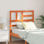 vidaXL Bettkopfteil Wachsbraun 80,5 x 4 x 104 cm Massives Kiefernholz
