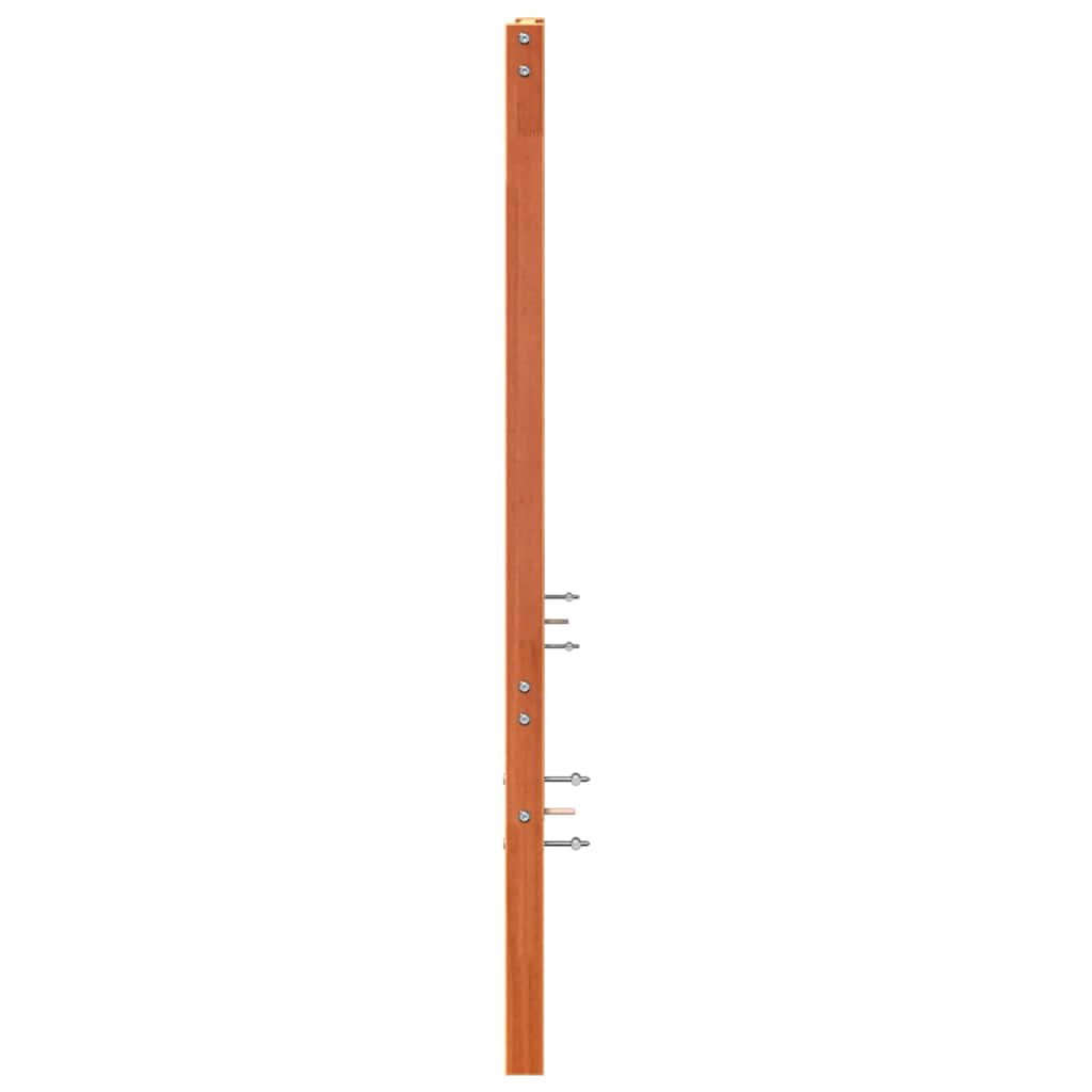 vidaXL Bettkopfteil Wachsbraun 80,5 x 4 x 104 cm Massives Kiefernholz