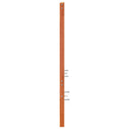vidaXL Bettkopfteil Wachsbraun 80,5 x 4 x 104 cm Massives Kiefernholz