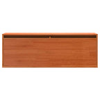 vidaXL Wandschrank Wachsbraun 100 x 30 x 35 cm Massives Kiefernholz
