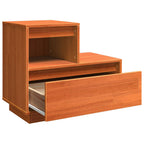 vidaXL Nachttisch Wachsbraun 60 x 34 x 51 cm Holzwerkstoff