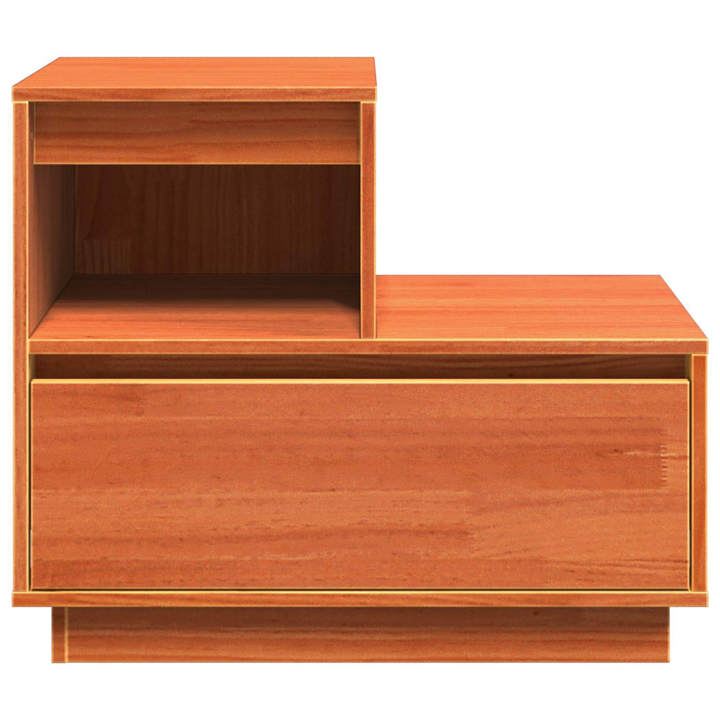 vidaXL Nachttisch Wachsbraun 60 x 34 x 51 cm Holzwerkstoff