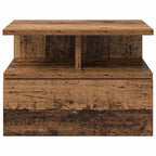 vidaXL Schwebender Nachttisch 2 pcs Altholz 40 x 31 x 28 cm
