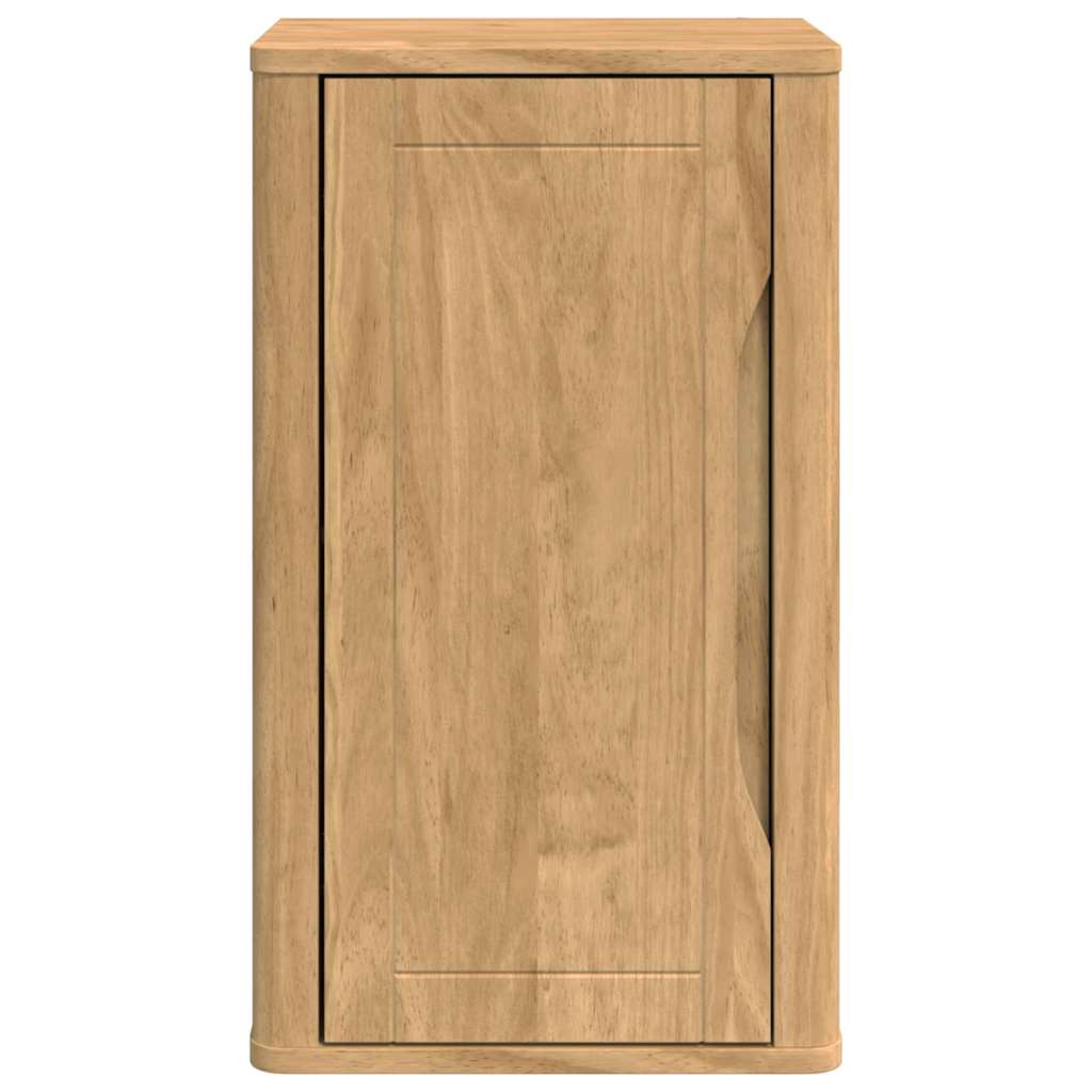 vidaXL Badezimmer-Wandschrank mit Tür FLORO Wachsbraun 35 x 30 x 60 cm