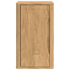 vidaXL Badezimmer-Wandschrank mit Tür FLORO Wachsbraun 35 x 30 x 60 cm