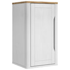 vidaXL Badezimmer-Wandschrank mit Regal FLORO Weiß 35 x 30 x 60 cm