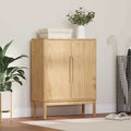 vidaXL Sideboard FLORO Wachsbraun 70 x 30 x 70,5 cm Massivholz Kiefer