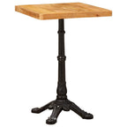 vidaXL Bistrotisch Braun 50 x 50 x 76 cm Massivholz Mango