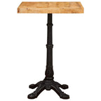 vidaXL Bistrotisch Braun 50 x 50 x 76 cm Massivholz Mango