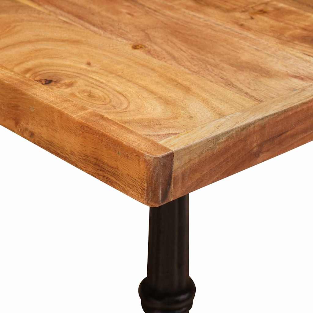 vidaXL Bistrotisch Braun 50 x 50 x 76 cm Massivholz Akazie