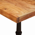 vidaXL Bistrotisch Braun 50 x 50 x 76 cm Massivholz Akazie