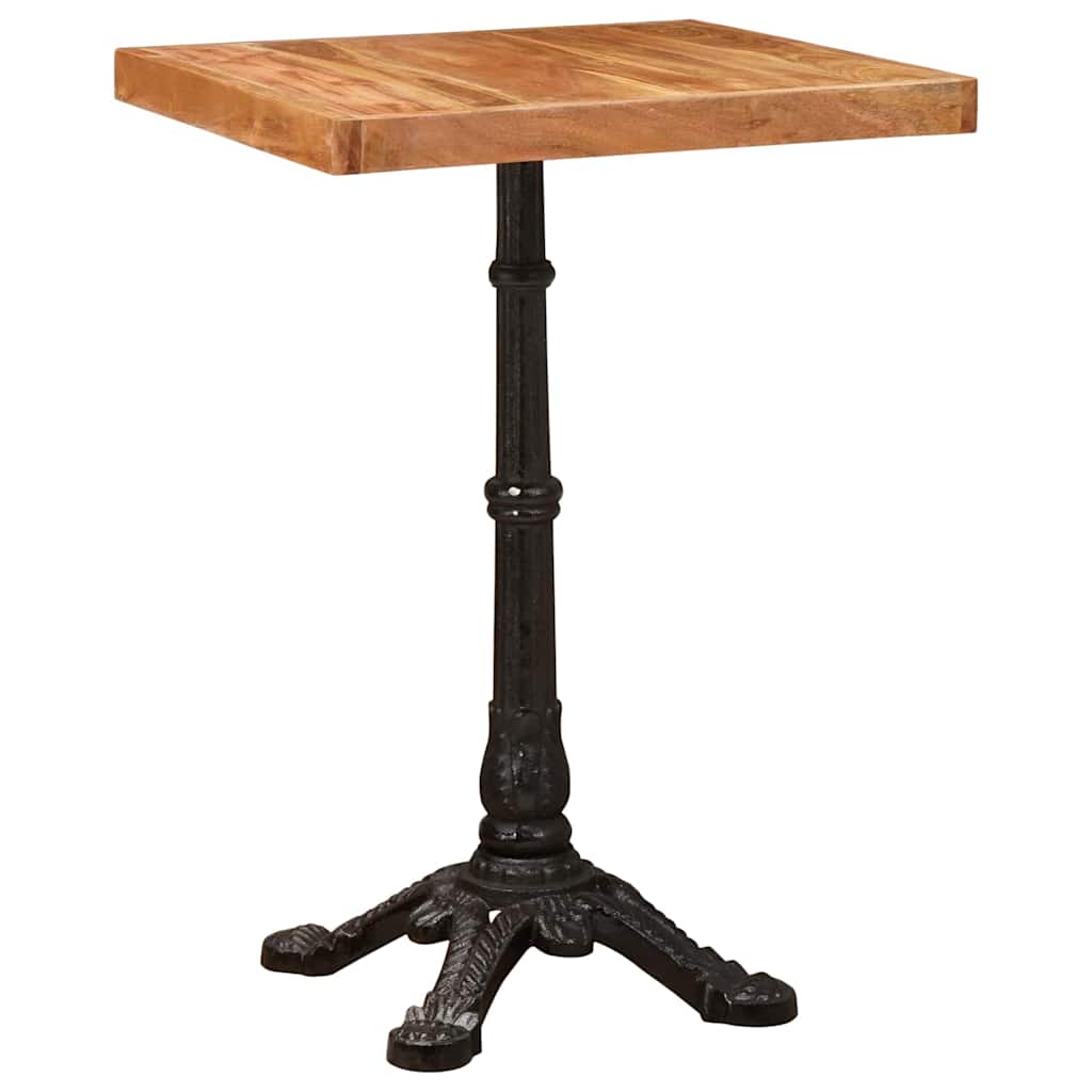 vidaXL Bistrotisch Braun 50 x 50 x 76 cm Massivholz Akazie