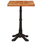 vidaXL Bistrotisch Braun 50 x 50 x 76 cm Massivholz Akazie