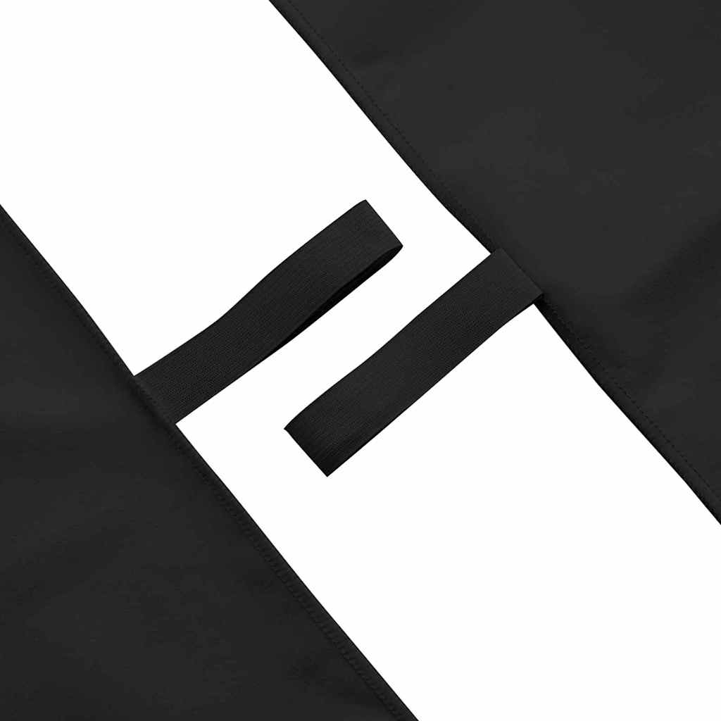 vidaXL Sporthandtücher 2 pcs Schwarz 100 x 50 cm
