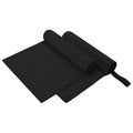 vidaXL Sporthandtücher 2 pcs Schwarz 100 x 50 cm