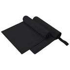 vidaXL Sporthandtücher 2 pcs Schwarz 100 x 50 cm