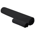 vidaXL Sporthandtuch Set 2 pcs Schwarz Stoff