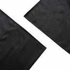 vidaXL Außenstuhl Handtücher 2 pcs Schwarz 130 x 60 cm