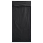 vidaXL Außenstuhl Handtücher 2 pcs Schwarz 130 x 60 cm