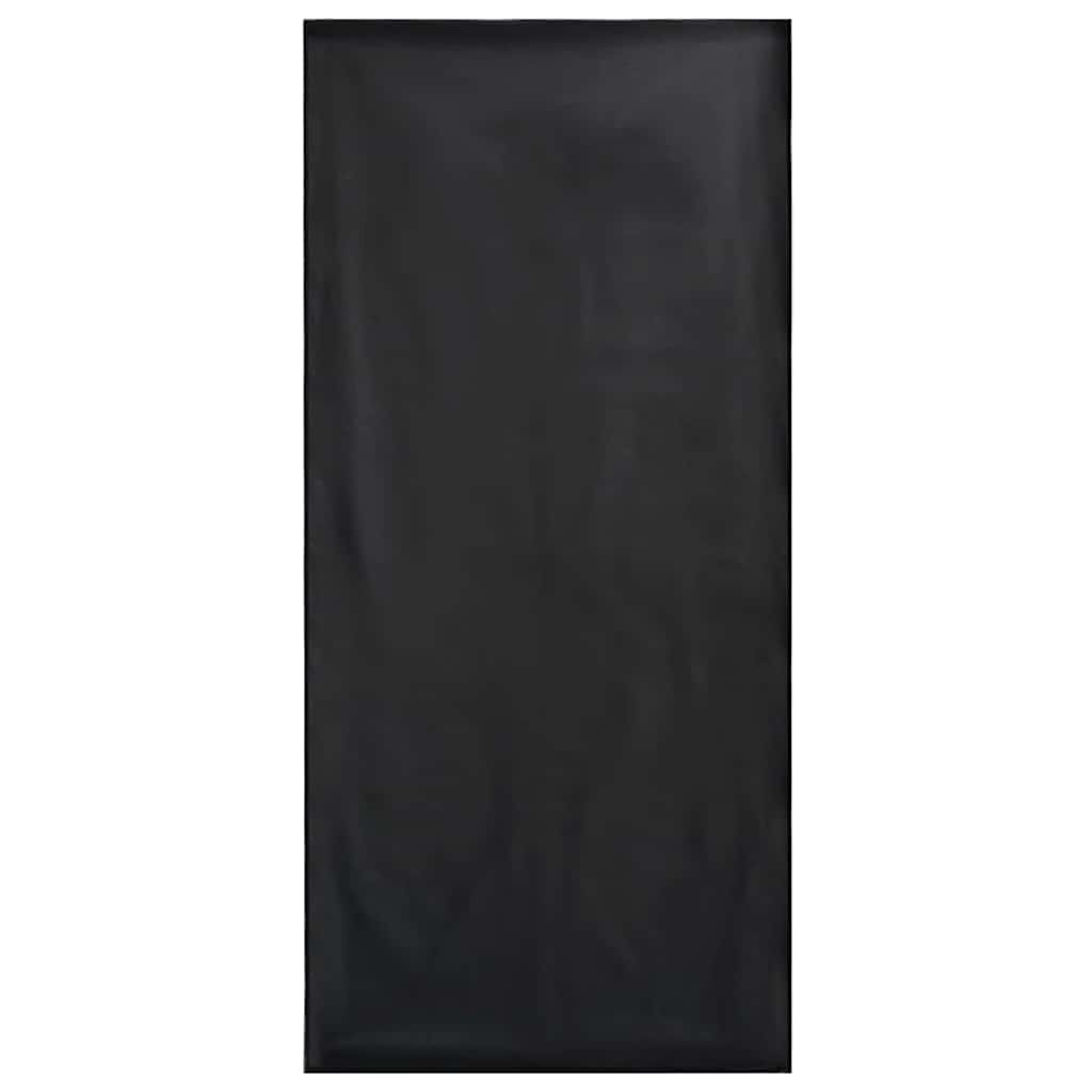 vidaXL Außenstuhl Handtücher 2 pcs Schwarz 130 x 60 cm