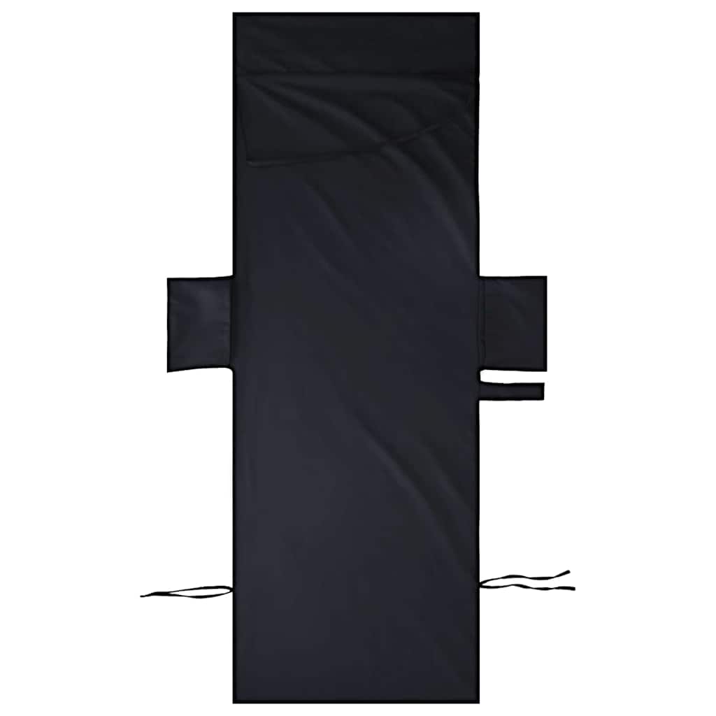 vidaXL Sonnenliege-Tücher 2 pcs Schwarz 210 x 75 cm