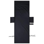 vidaXL Sonnenliege-Tücher 2 pcs Schwarz 210 x 75 cm