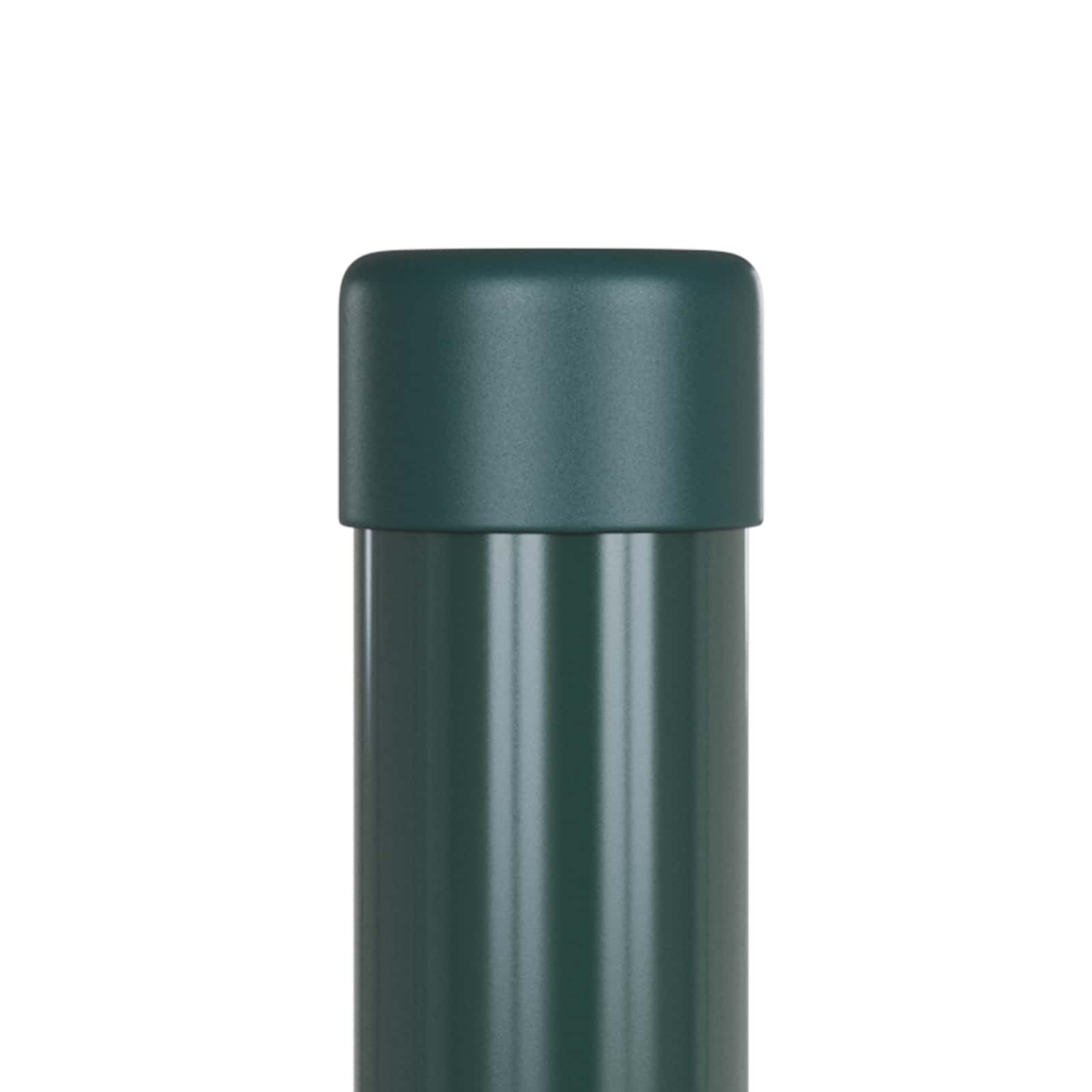 vidaXL Zaunpfosten 2 pcs Grün 50 cm Pulverbeschichteter Stahl