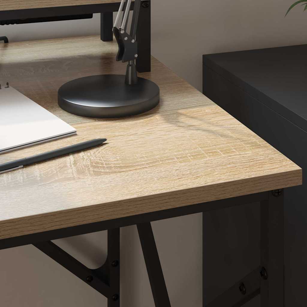 vidaXL Schreibtisch Sonoma-Eiche 100 x 50 x 86,5 cm Holzwerkstoff