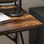 vidaXL Schreibtisch Geräucherte Eiche 100 x 50 x 86,5 cm Holzwerkstoff