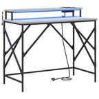 vidaXL Schreibtisch Graues Sonoma 100 x 50 x 86,5 cm Holzwerkstoff