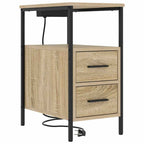 vidaXL Nachttisch 2 pcs Sonoma-Eiche 30 x 48 x 61 cm Holzwerkstoff