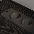 vidaXL Schrank mit Ladestation Schwarz Eichen-Optik 61 x 46 x 67 cm