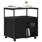 vidaXL Schrank mit Ladestation Schwarz Eichen-Optik 61 x 46 x 67 cm
