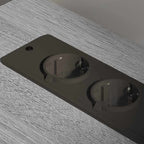 vidaXL Schrank mit Ladestation Mit Rad Graues Sonoma 61 x 46 x 67 cm