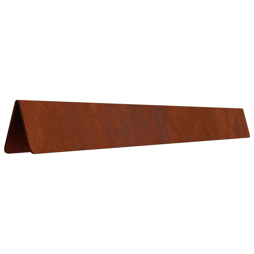 vidaXL Raseneinfassung Rostig 450 x 0,05 x 10 cm Wetterfeststahl