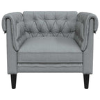 vidaXL Sofa Hellgrau 78,5 x 74,5 x 74,5 cm Polyester