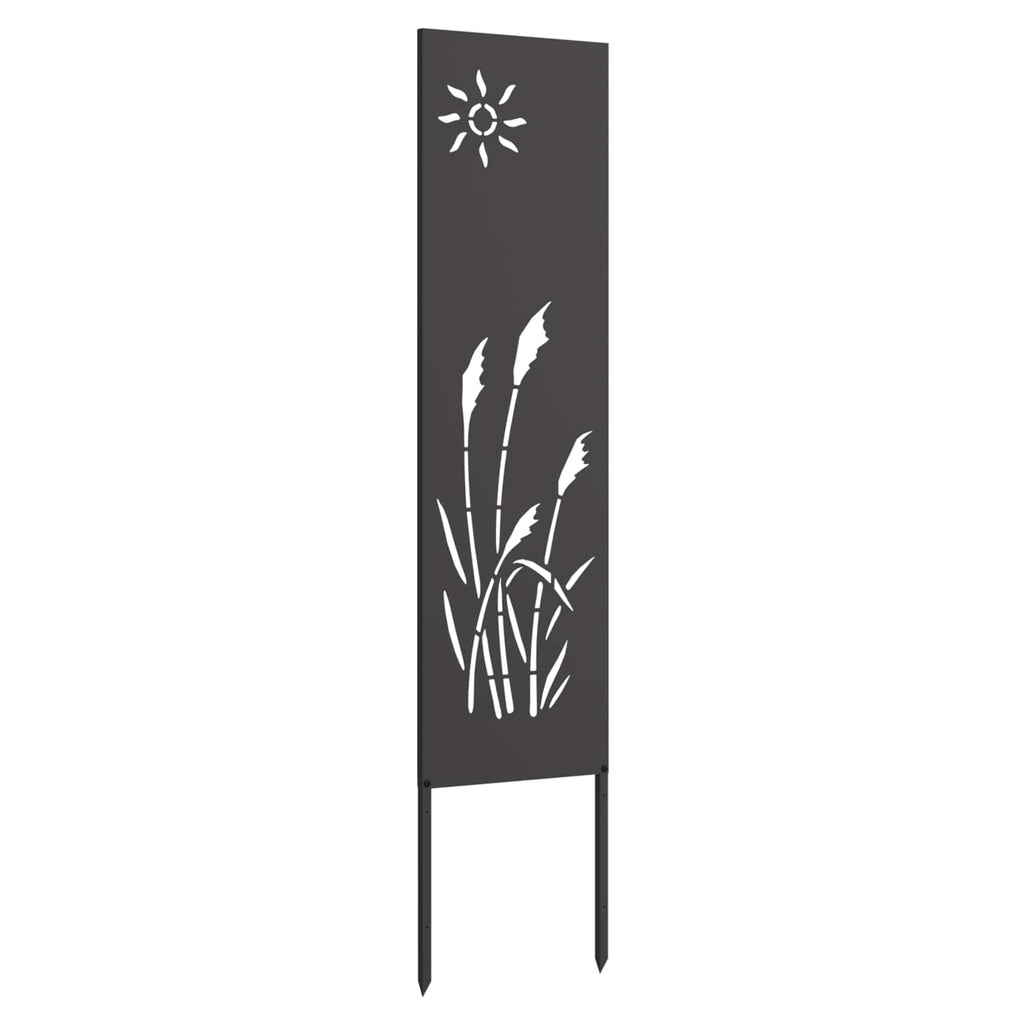 vidaXL Garten Sichtschutz-Leinwand Schwarz 32 x 140 cm