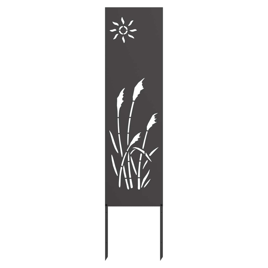 vidaXL Garten Sichtschutz-Leinwand Schwarz 32 x 140 cm