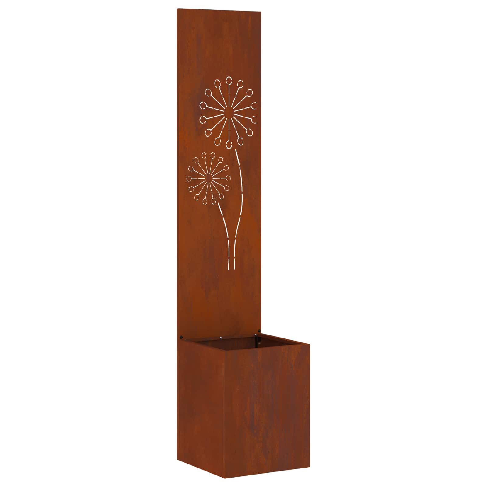 vidaXL Garten Sichtschutz-Leinwand Rostig 32 x 32 x 150 cm
