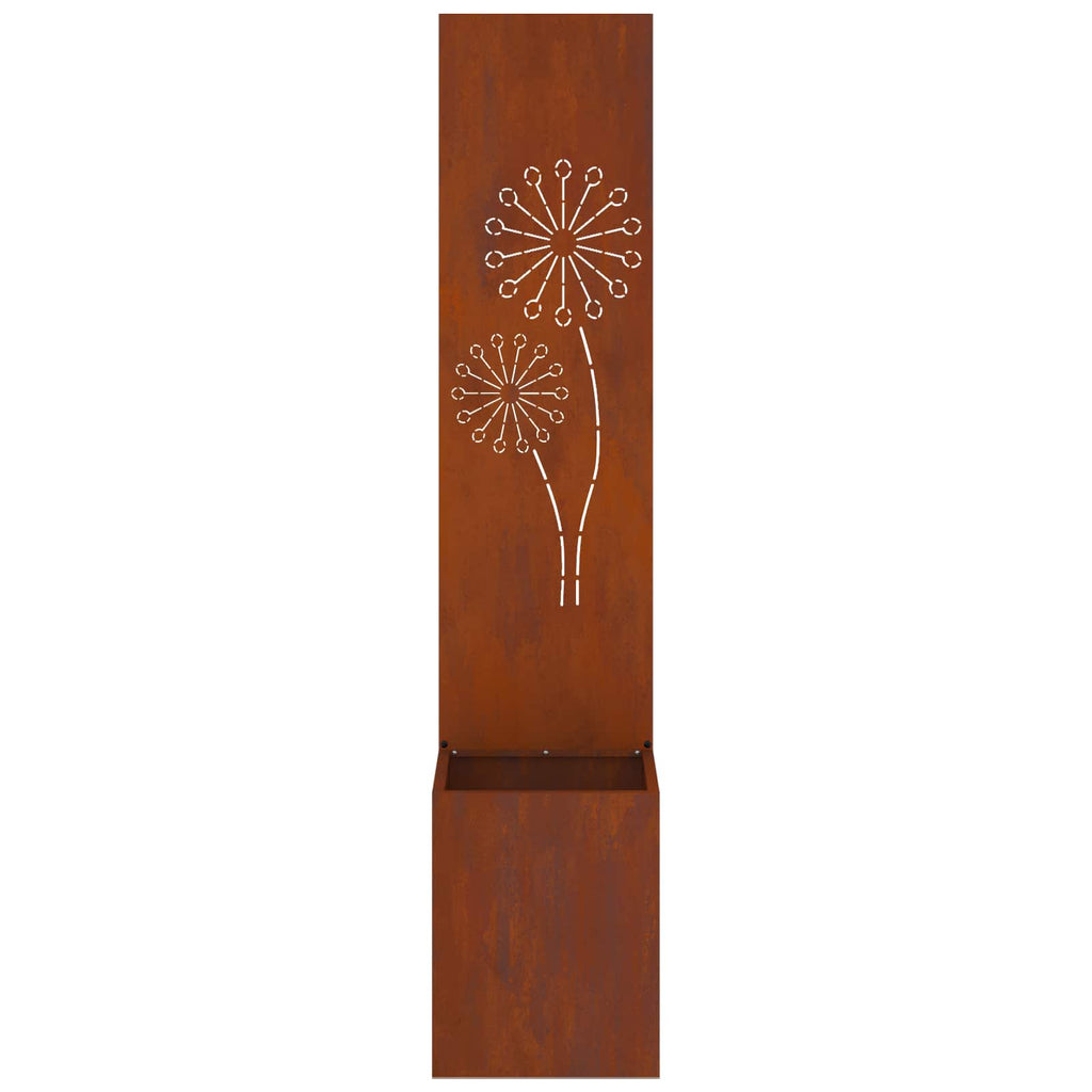 vidaXL Garten Sichtschutz-Leinwand Rostig 32 x 32 x 150 cm