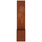vidaXL Garten Sichtschutz-Leinwand Rostig 32 x 32 x 150 cm
